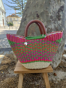 Cesta Grande pega de Pele