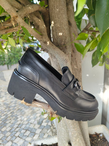 Mocassin Nero Giiardini /25