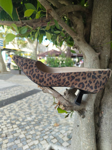 Sapato Leopardo Nero Giardini /25