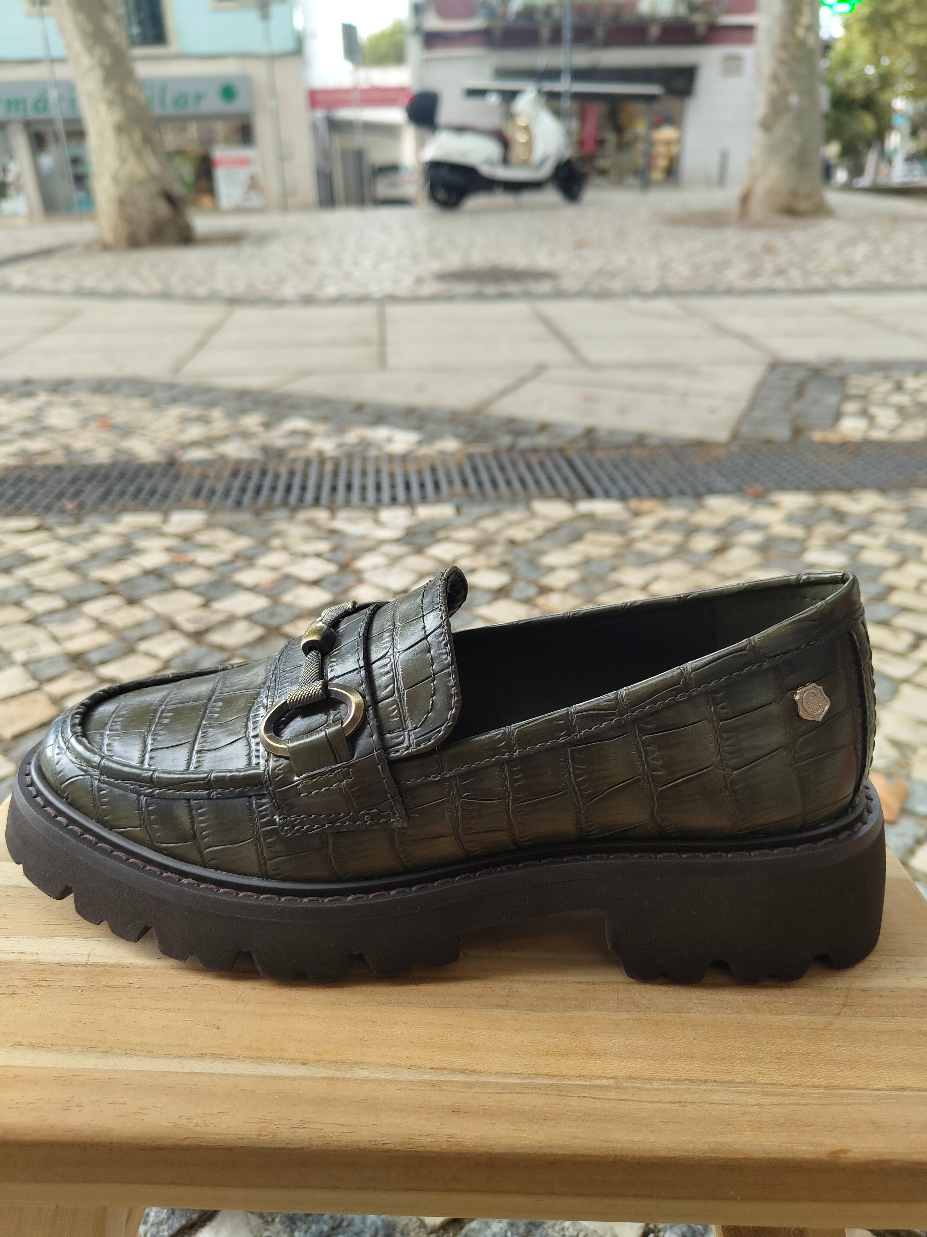 Mocassin Carmela Verde/25