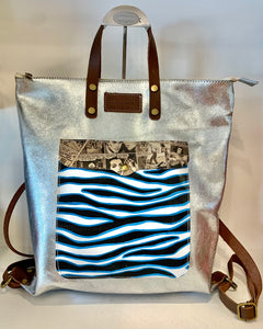 Saco/Mochila em pele