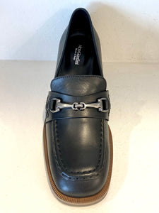 Mocassin fivela e salto Nero Giardini 23/24
