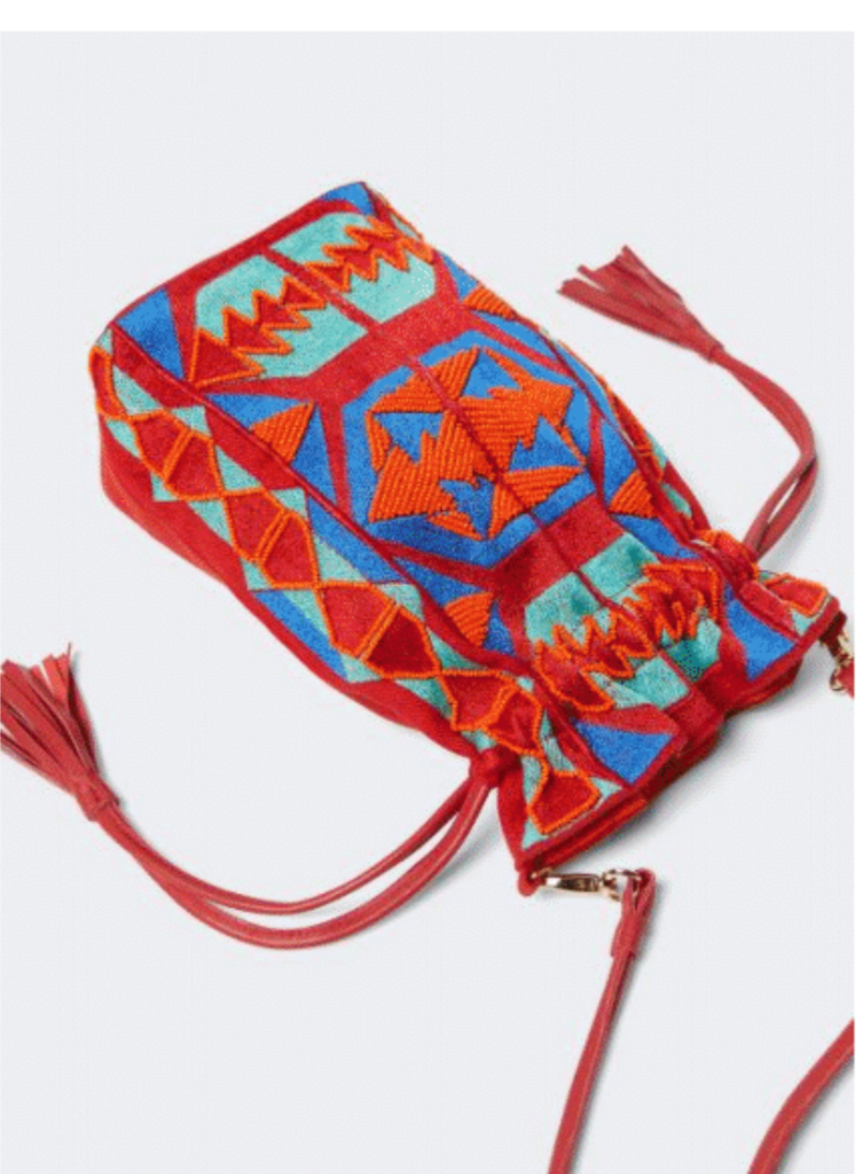Bolsa Latido Missangas