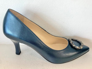 Sapato azul com aplicação Nero Giardini